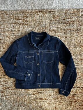 FUBU Dark Blue Denim Jean Jacket